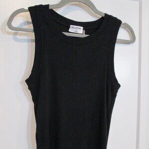 LNA Jones Rib Tank Black Double Layer Muscle Tank Size M